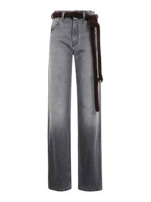 DARKPARK: jeans dritti, a sigaretta - Cintura Lufur in denim a gamba dritta
