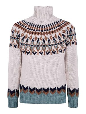 DONDUP: Strickpullover mit Rundhalsausschnitt - Rundhalspullover - Nude
