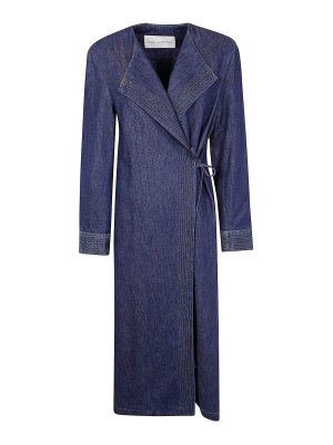 DRIES VAN NOTEN: long coats - Rivla Denim Coat