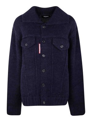 DSQUARED2: カジュアルジャケット - カジュアルジャケット - ブルー