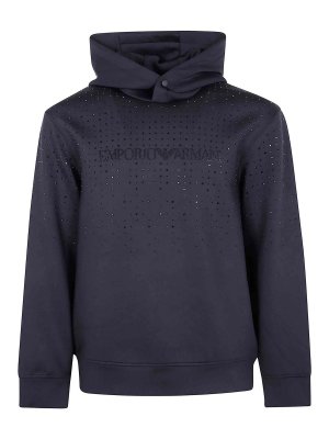 EMPORIO ARMANI: Sudaderas y suéteres - Sudadera - Negro