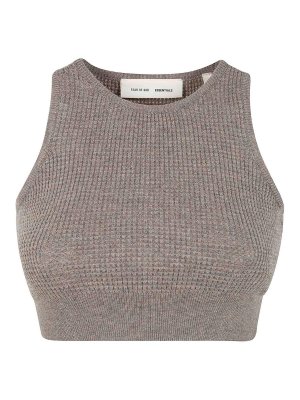 FEAR OF GOD: Top e canotte - Canotta sportiva Waffle da donna
