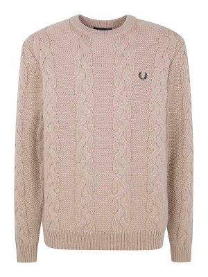 FRED PERRY: クルーネック - クルーネック - ヌードカラー