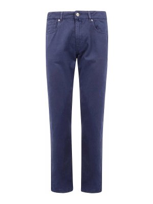 INCOTEX BLUE DIVISION: straight leg jeans - Fit Regular Long Leg 19Cm Bottom Jeans