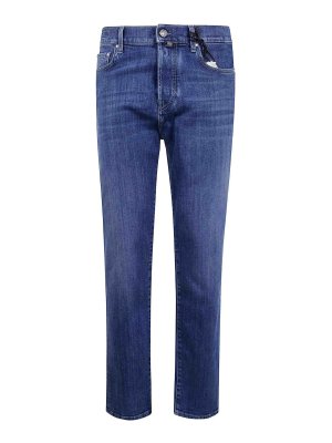 JACOB COHEN: jeans dritti, a sigaretta - Pantaloni 5 tasche Regular