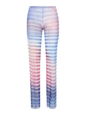 JEAN PAUL GAULTIER: casual trousers - Mesh Trouser Printed Air