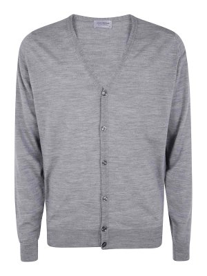 JOHN SMEDLEY: Col roulé & Col polo - Pull Col Roulé - Gris