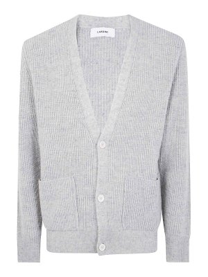 LARDINI: Strickpullover mit Rundhalsausschnitt - Rundhalspullover - Grau