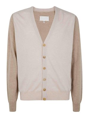 Maison Margiela: Cardigans - Cardigan - Couleur Chair
