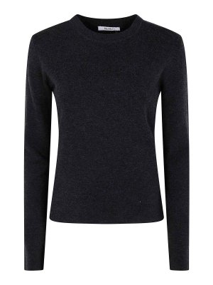 Max Mara: crew necks - Ticino Logo Long Sleeves Round Neck Sweater