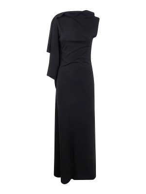 SPORTMAX: Maxikleider - Maxikleid - Schwarz