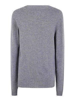 MD75: maglia collo rotondo - Maglione Girocollo In Cashmere
