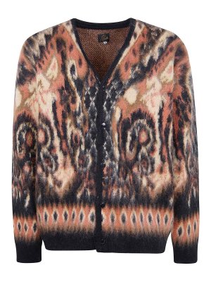 NEEDLES: cardigans - Mohair Paisley Cardigan