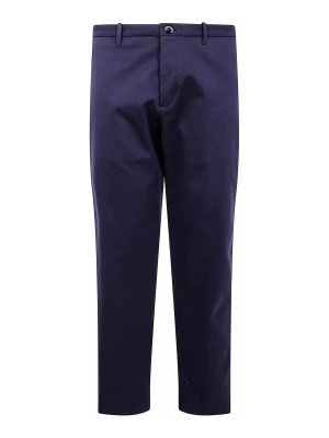 NINE IN THE MORNING: pantaloni casual - Pantalone Slim Giove Piatto