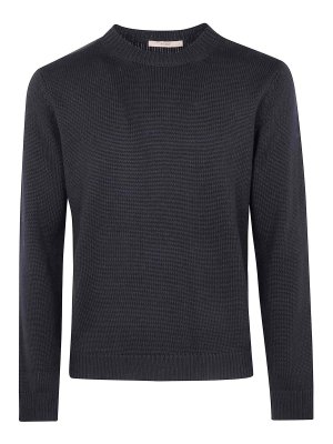 NUUR: Strickpullover mit Rundhalsausschnitt - Rundhalspullover - Schwarz