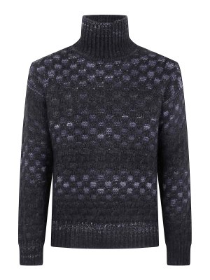 NUUR: Strickpullover mit Rundhalsausschnitt - Rundhalspullover - Schwarz