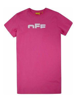 OFF-WHITE: Vestidos cortos - Vestido Corto - Rosado