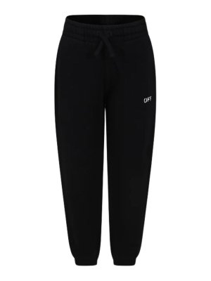 OFF-WHITE: casual trousers - Off Stamp Plain Sweatpant