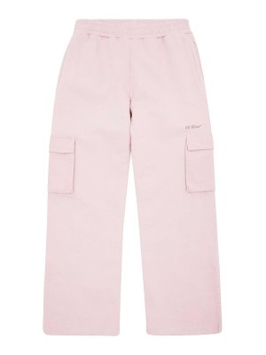 OFF-WHITE: カジュアルトラウザー - カジュアルパンツ - ピンク