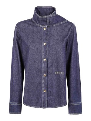 PATOU: Blusen - Bluse - Blau