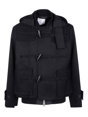 Sacai: ブレザー - ブレザー - 黒