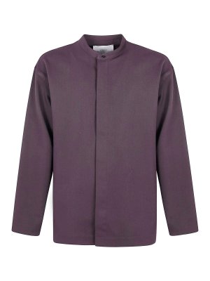 STUDIO NICHOLSON: shirts - Karst Grandad Collar Shirt