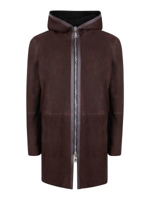 TAGLIATORE: leather coats - Man  Coat