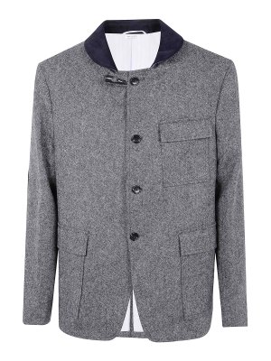 THOM BROWNE: Kurze Mäntel - Kurzer Mantel - Schwarz