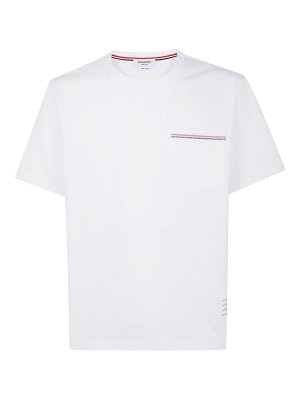 THOM BROWNE: t-shirts - Oversized Short Sleeve Tee
