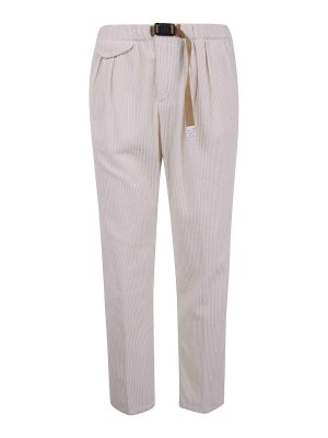 WHITE SAND: casual trousers - Long Classic Trousers