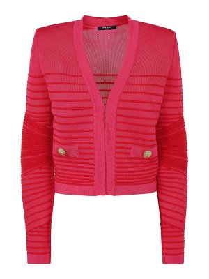 Balmain: カーディガン - カーディガン - ピンク