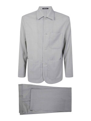 EMPORIO ARMANI: Vestidos de gala - Traje - Color Carne Y Neutral