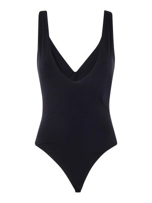 ENTIRE STUDIOS: Col en V - Pull À Col V - Noir