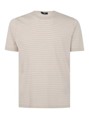 HERNO: Strickpullover mit Rundhalsausschnitt - Rundhalspullover - Grau
