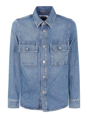 JACOB COHEN: denim jacket - Light Jacket Denim Blue Vintage