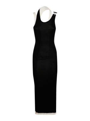 JEAN PAUL GAULTIER: Maxikleider - Maxikleid - Schwarz