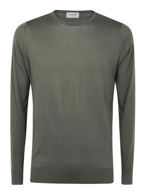 JOHN SMEDLEY: クルーネック - クルーネック - ブラウン