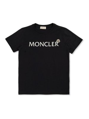 MONCLER: T-shirts - T-Shirt - Blau