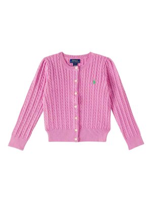 POLO RALPH LAUREN: Strickpullover mit Rundhalsausschnitt - Rundhalspullover - Rosa