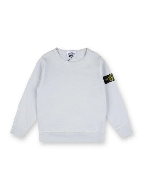 Stone Island Junior: Sudaderas y suéteres - Sudadera - Blanco