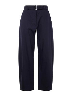 STUDIO NICHOLSON: casual trousers - Belted Round Leg Pant
