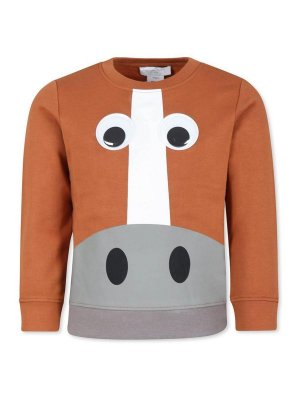 Stella McCartney Kids: Sweatshirts & Pulls - Sweat-Shirts - Marron