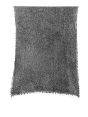 AVANT-TOI: scarves - Hand Painted Cashmere Scarf 185X90
