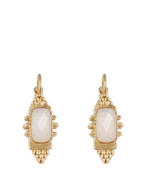 GAS BIJOUX: Earrings - Serti Talisman Earrings