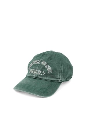 GOLDEN GOOSE: hats & caps - Journey Baseball Cap Washed Cotton Twill