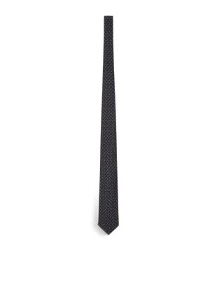LARDINI: ties & bow ties - Classic Man Tie Cm 148 Buttom Cm 7