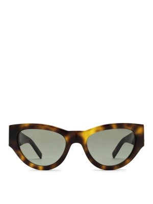 SAINT LAURENT: サングラス - サングラス - ブラウン