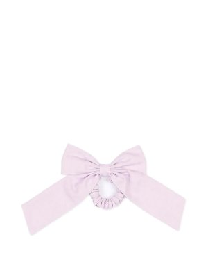 Fendi Jr: hats & caps - Ff Tonal Bow Scrunchie