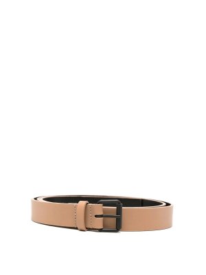 SOFIE D'HOORE: belts - Varnia Leather Wide Belt Mm 25
