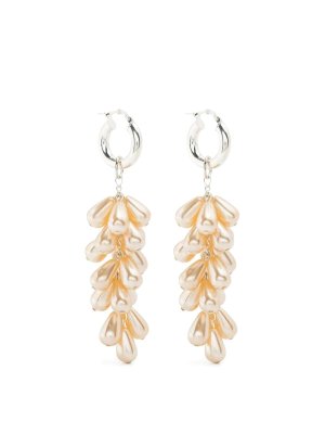MAGDA BUTRYM: Pendientes - Pendientes - Color Carne Y Neutral